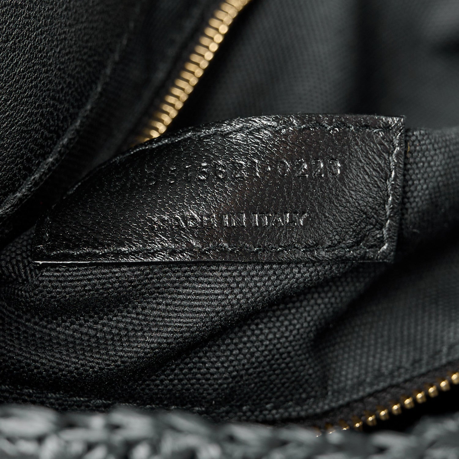 Saint Laurent Raffia Monogram Medium Jamie Black 8 of 11