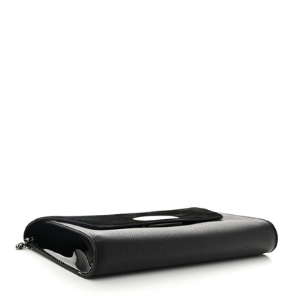 Christian Louboutin Veau Velours Calfskin Vero Dodat Clutch Black 4 of 9