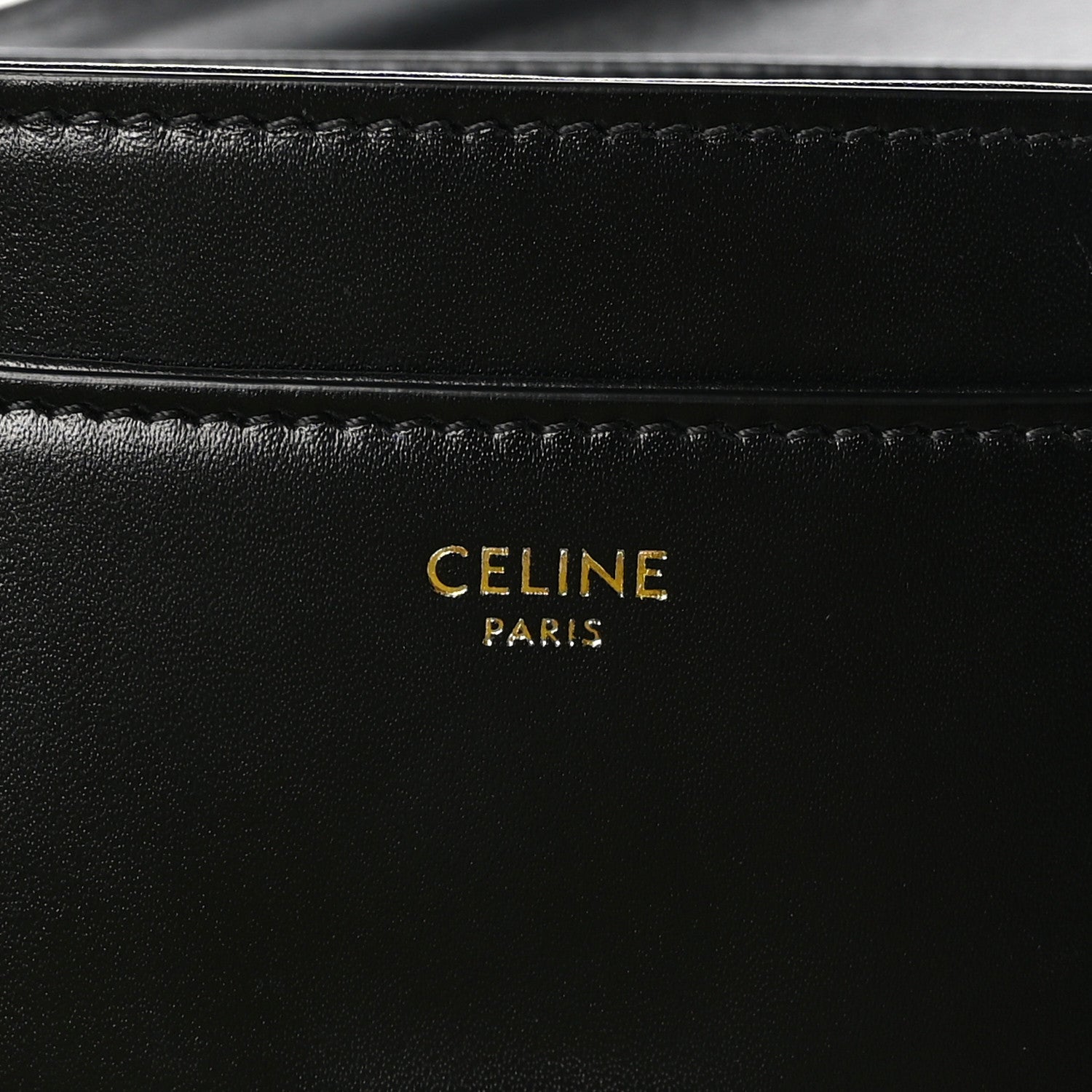 Celine Satinated Calfskin Medium Besace 16 Black 6 of 10