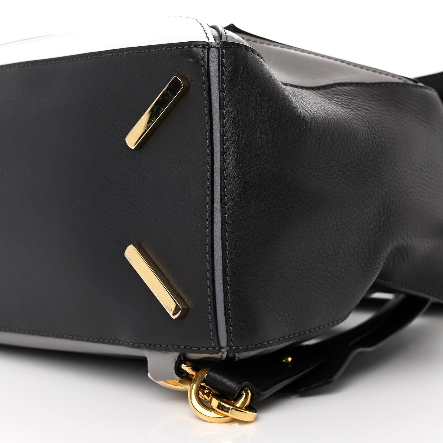 Calfskin Medium Puzzle Bag Grey Multito