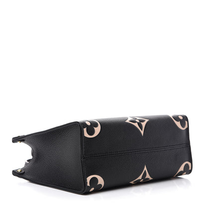 Louis Vuitton Empreinte Monogram Giant Onthego PM Black Beige 4 of 10