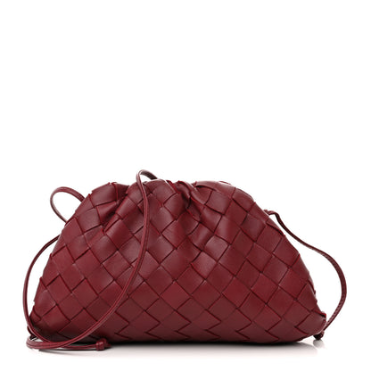 Bottega Veneta Nappa Intrecciato The Mini Pouch Bordeaux 1 of 10