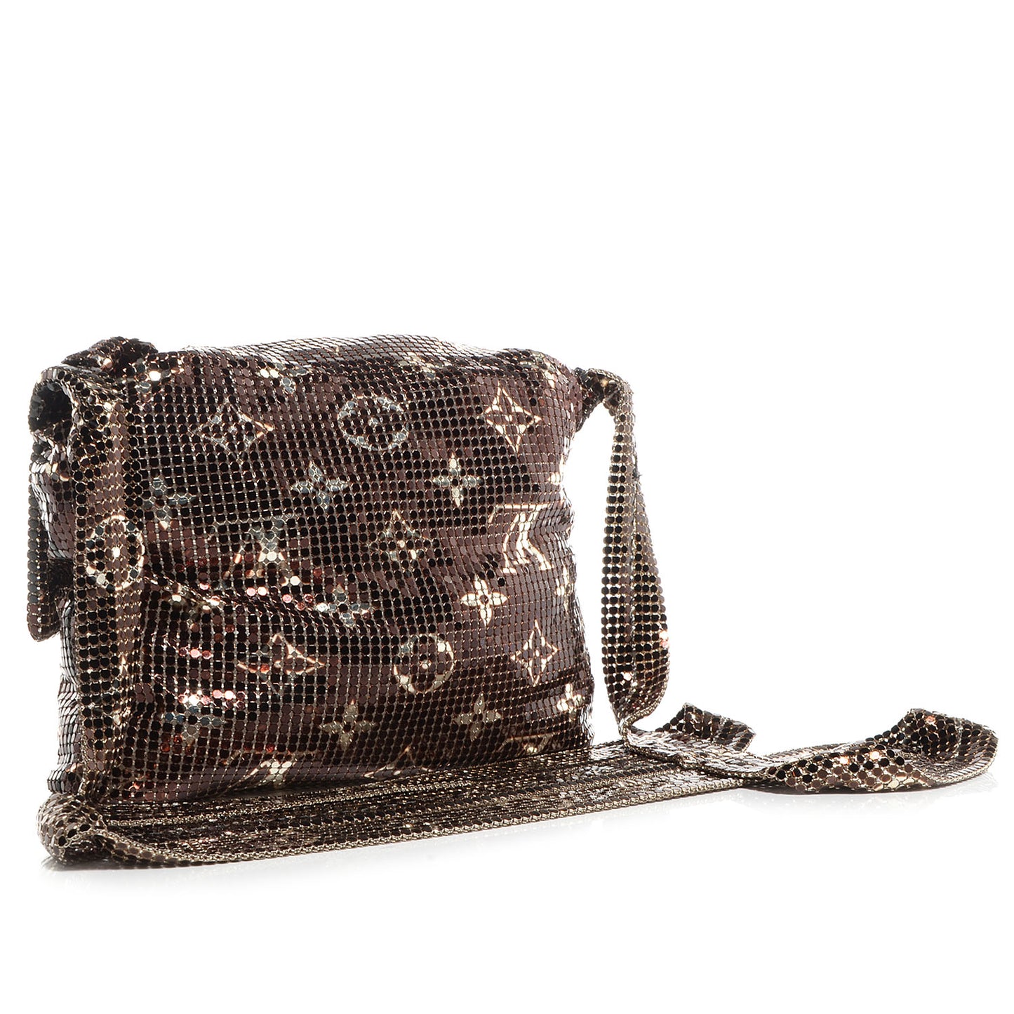 Monogram Mesh Metal Frances Bronze
