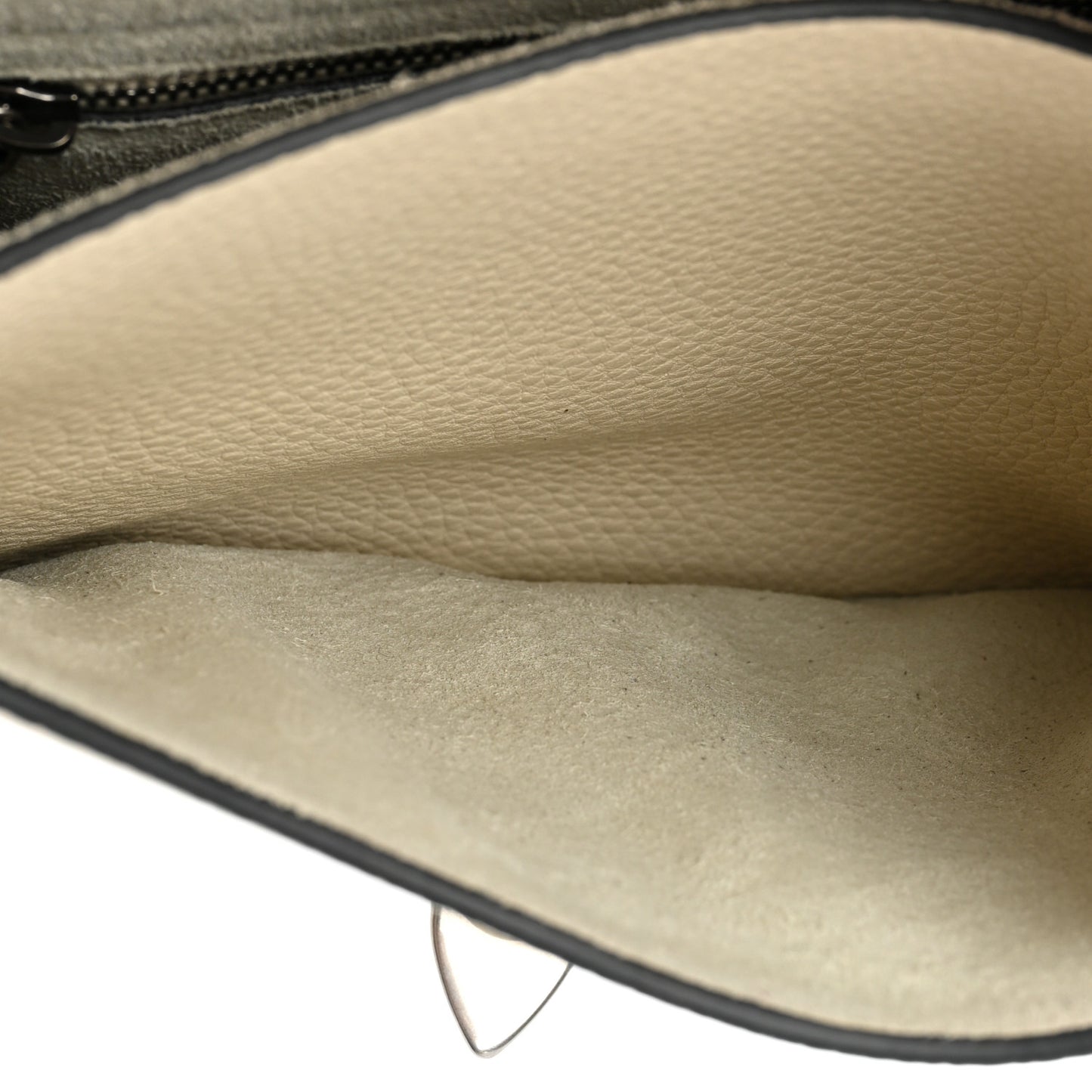 Grained Calfskin Turquoise Rockstud Rolling Flip Lock Crossbody Bag Light Ivory