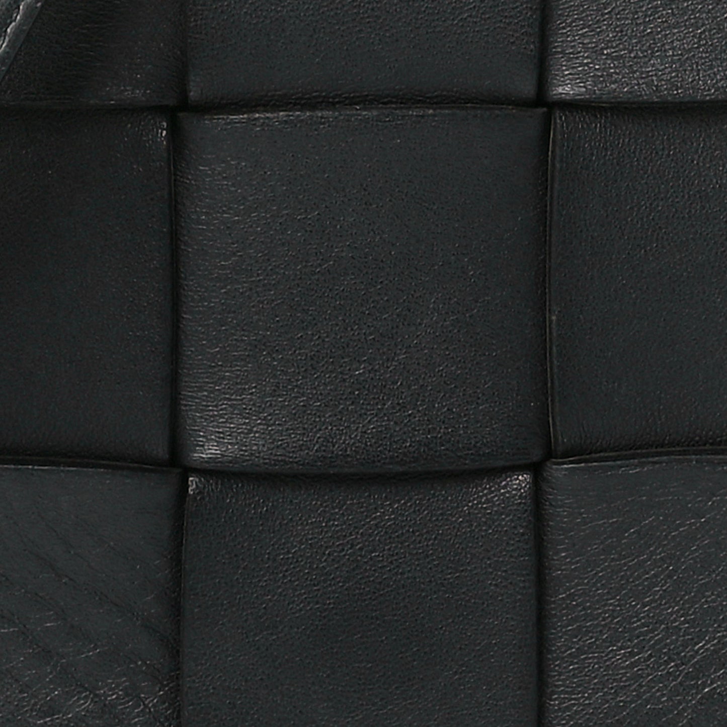 Lambskin Maxi Intrecciato Cassette Crossbody Bag Black