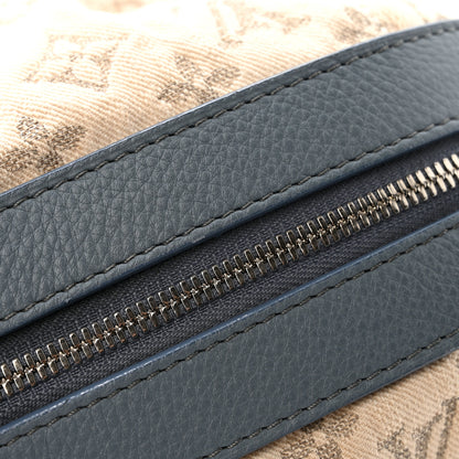 Louis Vuitton Monogram Denim Pochette Round Blue 10 of 13
