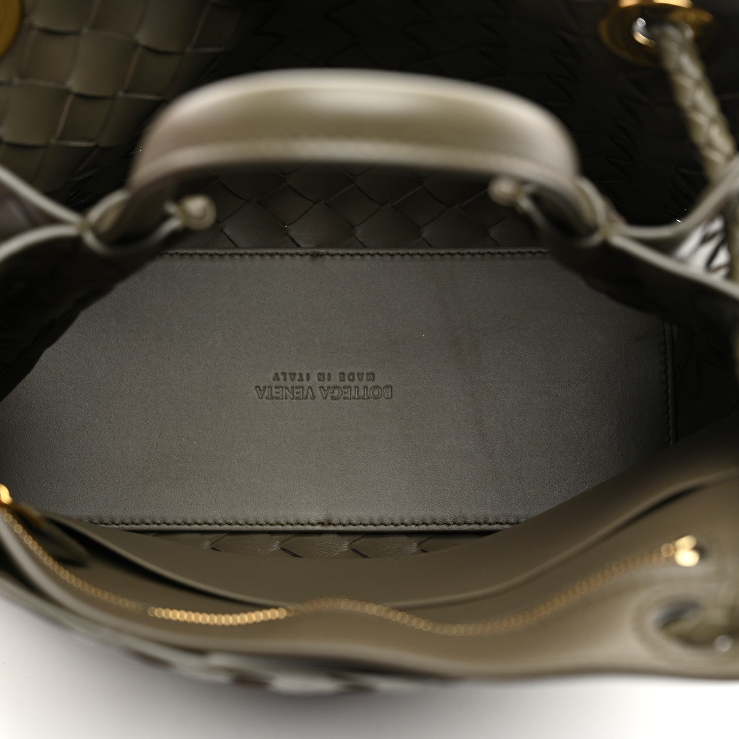 Bottega Veneta Nappa Intrecciato Small Andiamo Shoulder Bag Cypress 5 of 10
