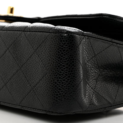 Chanel Caviar Quilted Medium Double Flap Black 10 of 10