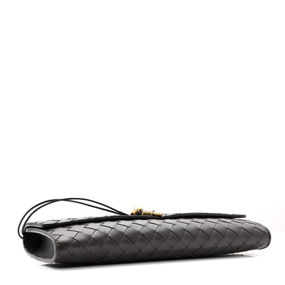Bottega Veneta Nappa Intrecciato Long Andiamo Top Handle Clutch Fondant 4 of 9