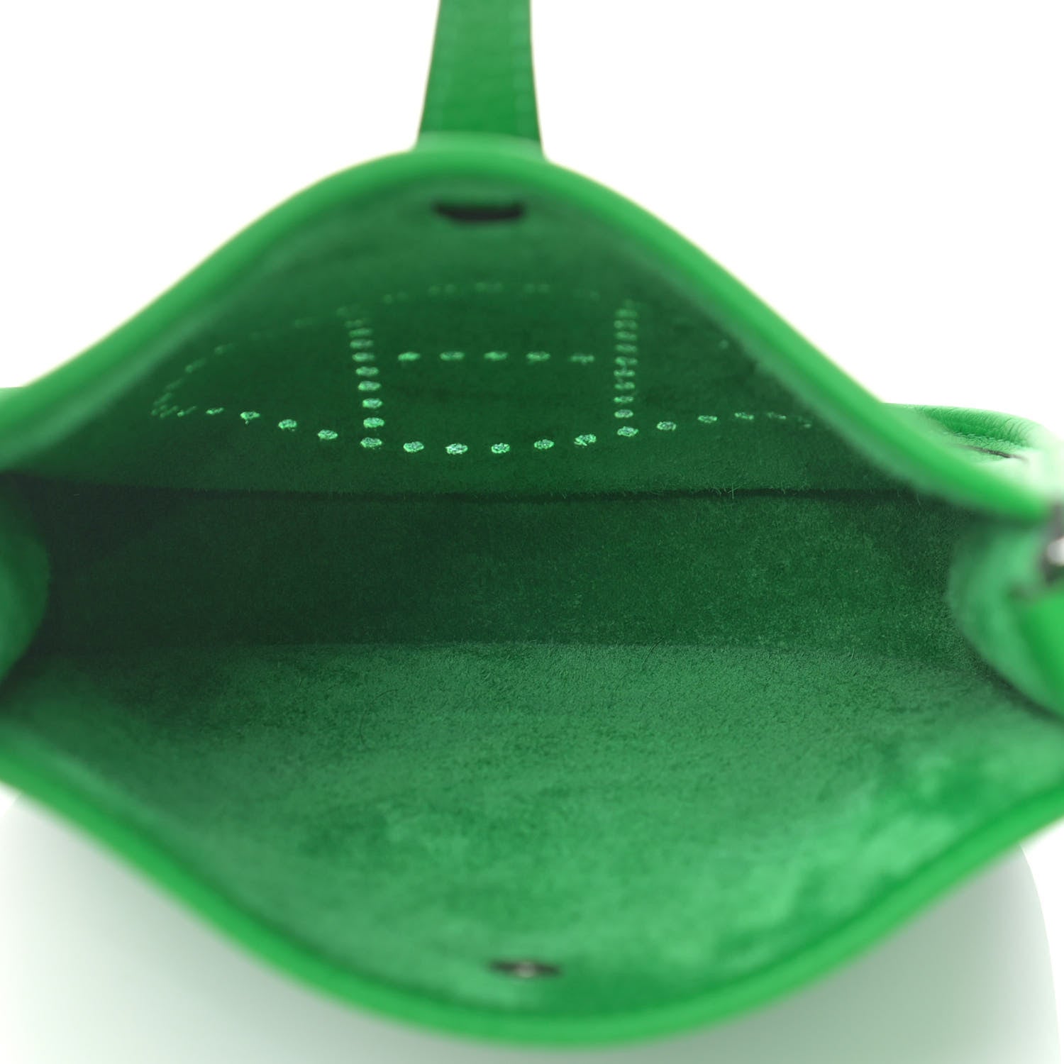 Hermes Taurillon Clemence Allegro Evelyne TPM Bamboo 5 of 9