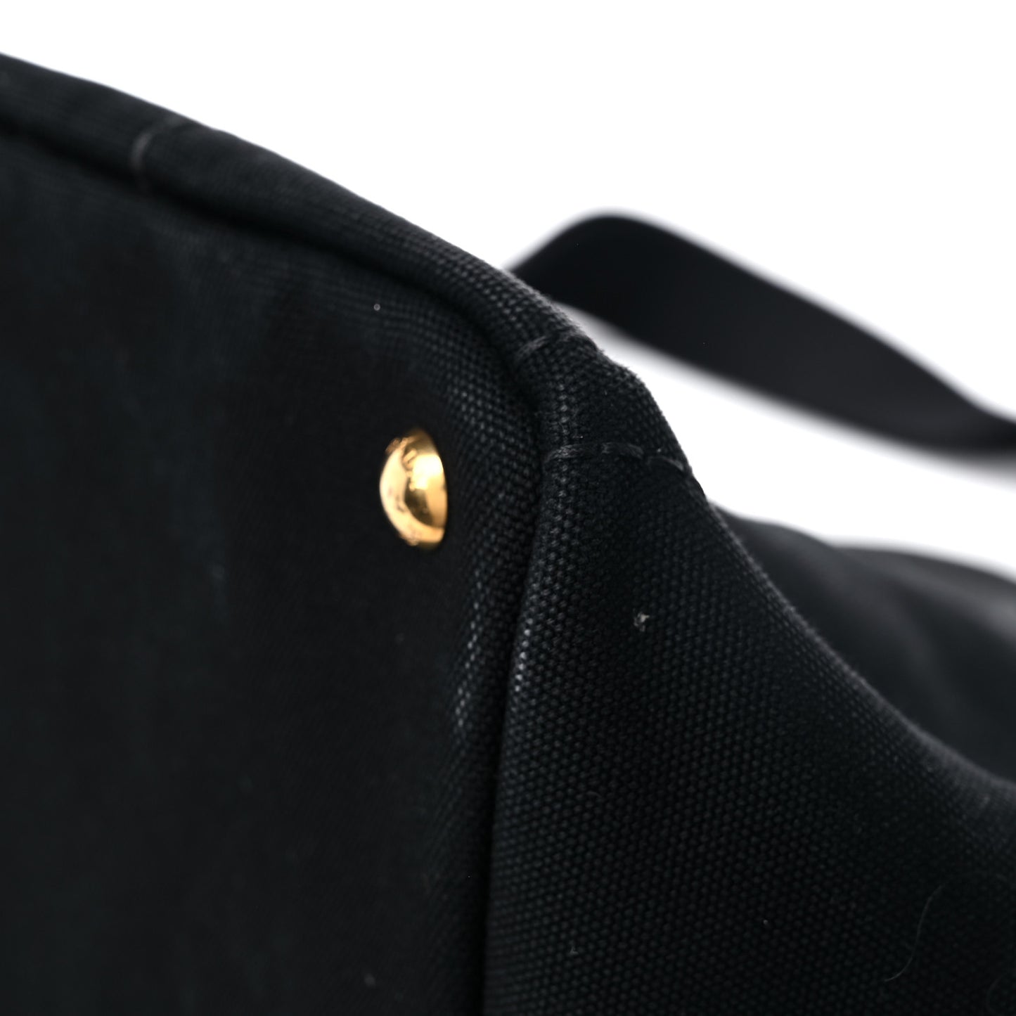 Canapa Small Logo Tote Black