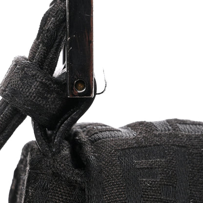 Fendi Zucchino Mama Baguette Black 12 of 19