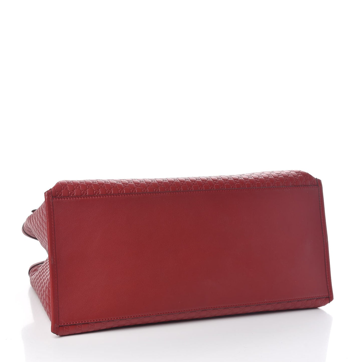 Soft Microguccissima Large Tote Red