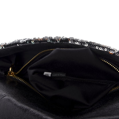 Miu Miu Oversized Sequin Clutch Black 4 of 12