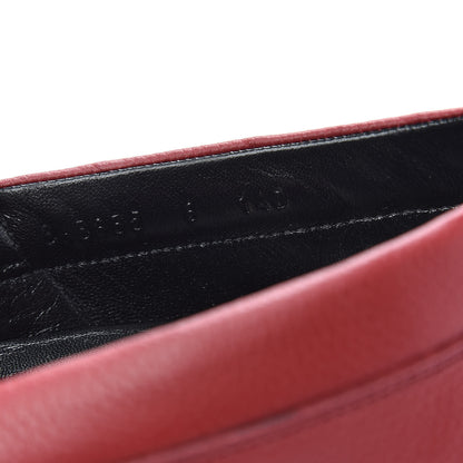 Gucci Calfskin Web Mens Driver Loafers 8 Red 8 of 9