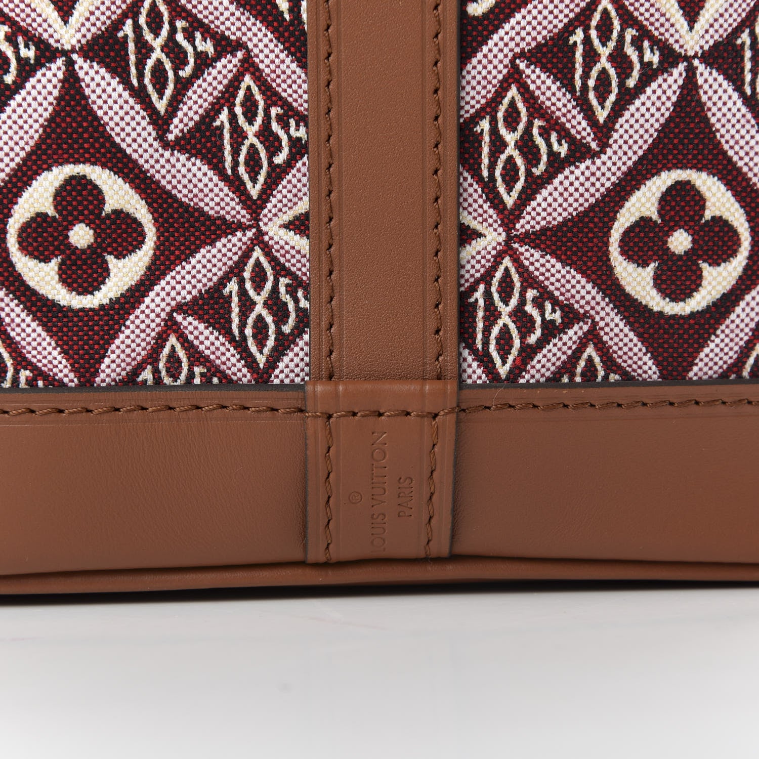 Louis Vuitton Jacquard Since 1854 Petit Noe Bordeaux 9 of 9