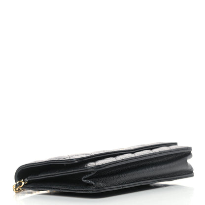 Chanel Caviar Quilted Wallet On Chain WOC Black 4 of 12