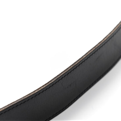 Hermes Box Togo 32mm H Belt 90 Black Chocolate 5 of 5