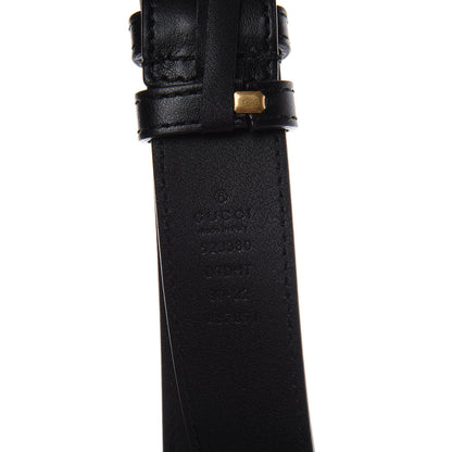 Gucci Calfskin Matelasse Mens GG Marmont Belt Bag 80 32 Black 11 of 13