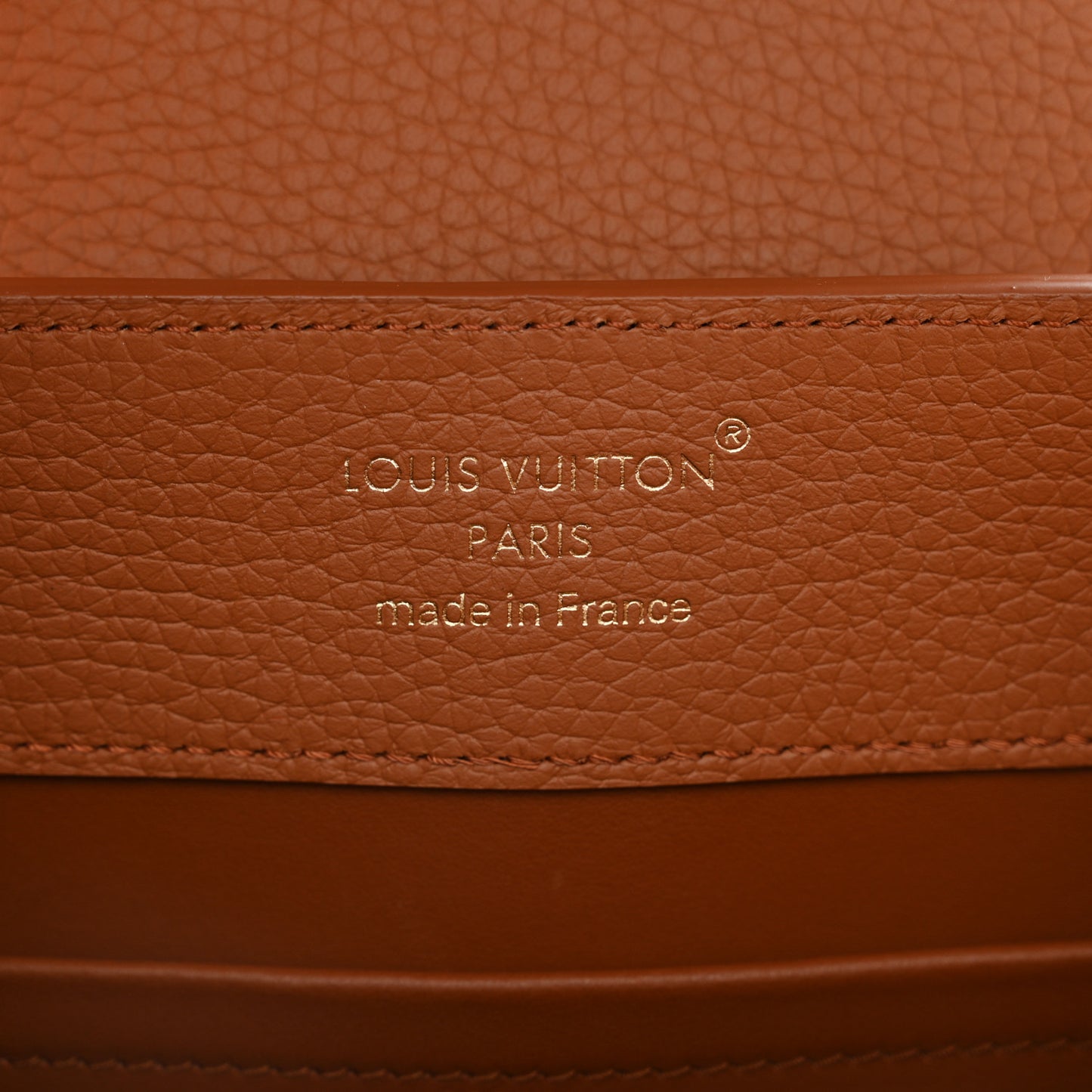 Taurillon Capucines BB Tan