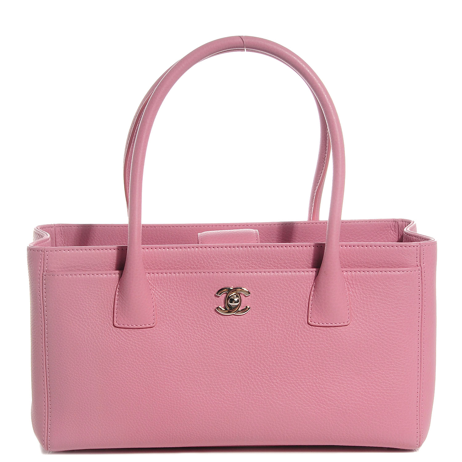 Chanel Calfskin Small Cerf Shopper Tote Pink 1 of 7