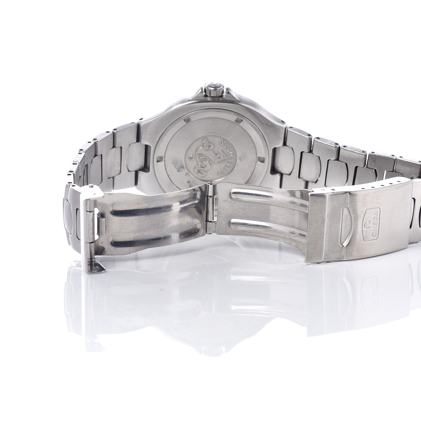 Stainless Steel 36mm Seamaster Quartz Watch Black 396.1052