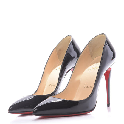 Christian Louboutin Patent Pigalle Follies 100 Pumps 35.5 Black 3 of 12