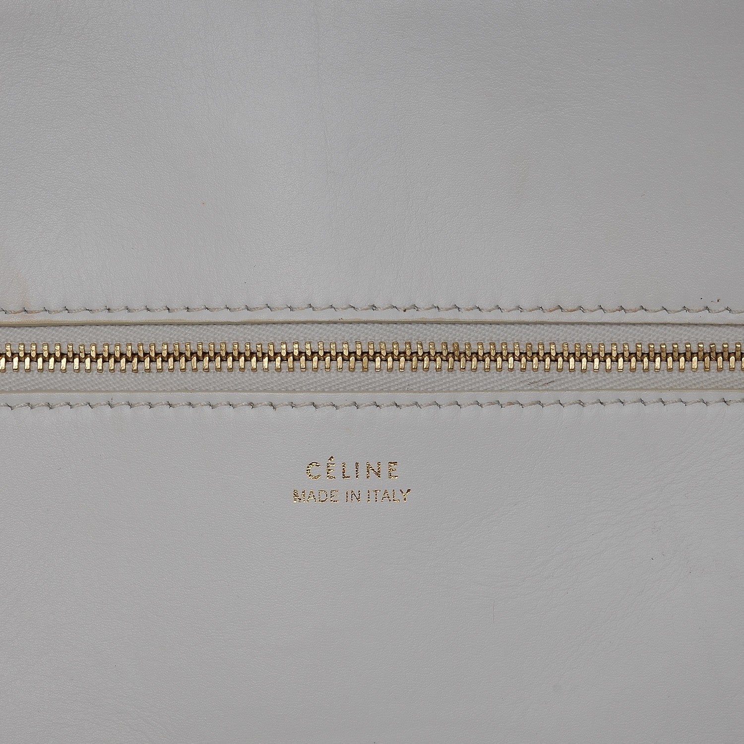 Celine Smooth Calfskin Pony Hair Medium Tie Knot Tote Natural 12 of 12