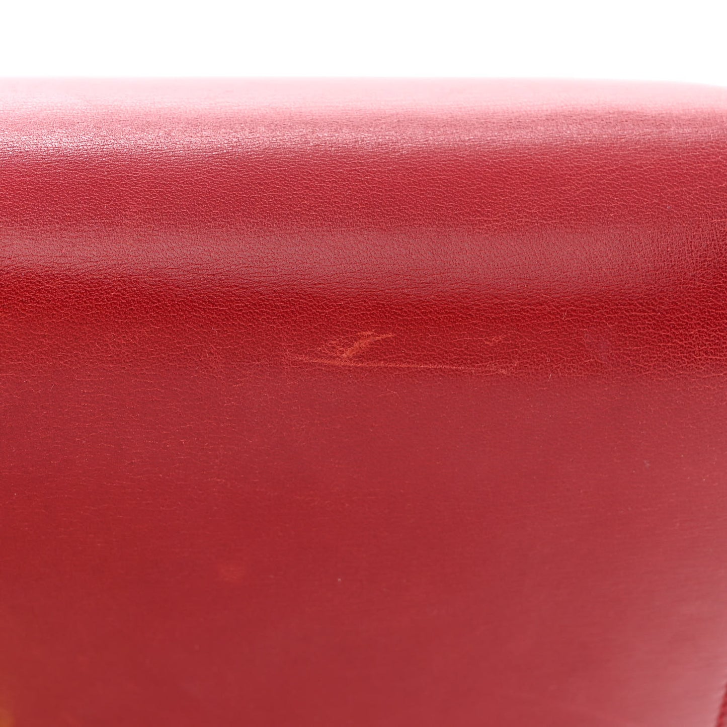 Box Calfskin Medium Classic Box Flap Bag Red