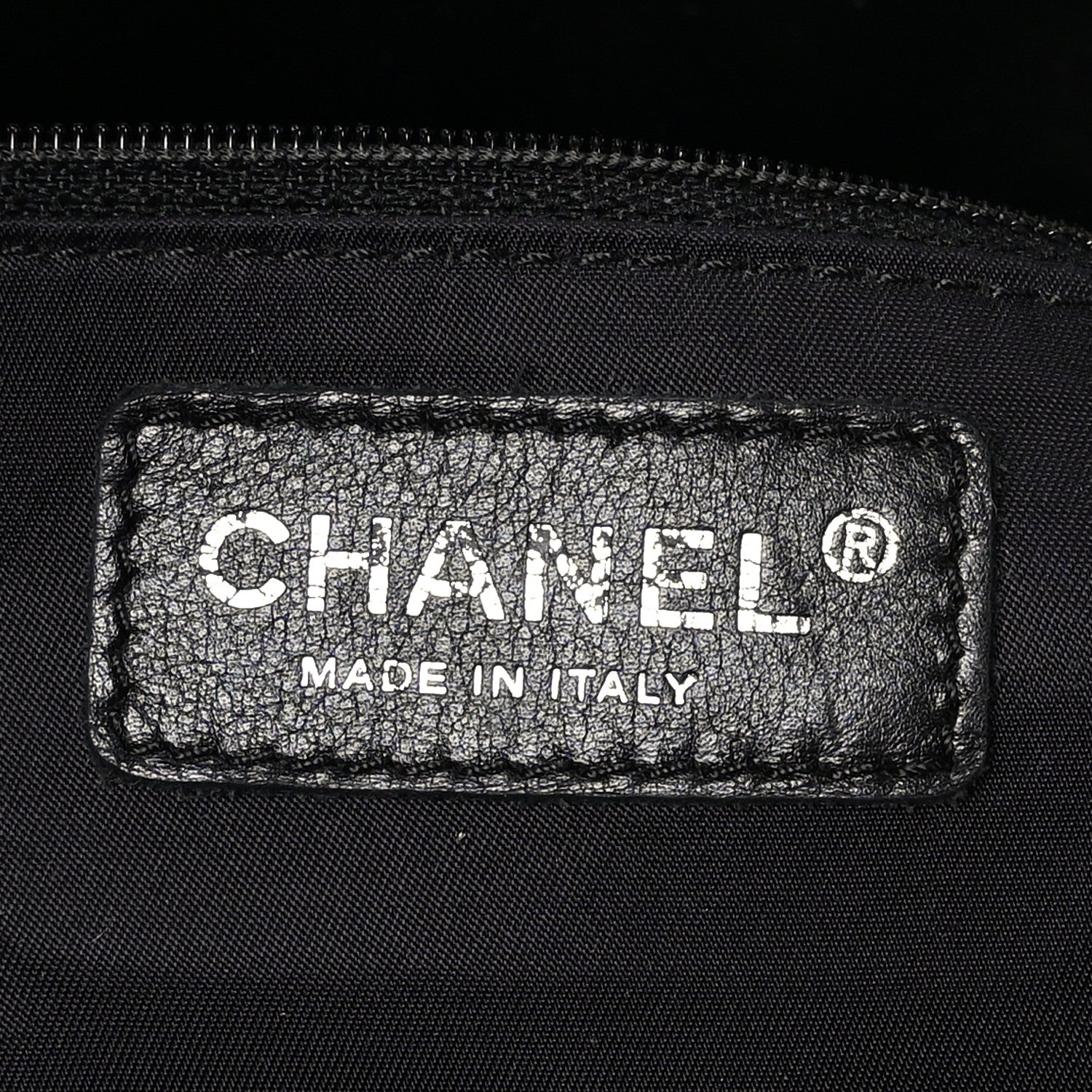 Chanel Vinyl Quilted Large Paris Biarritz Tote Black 10 of 17