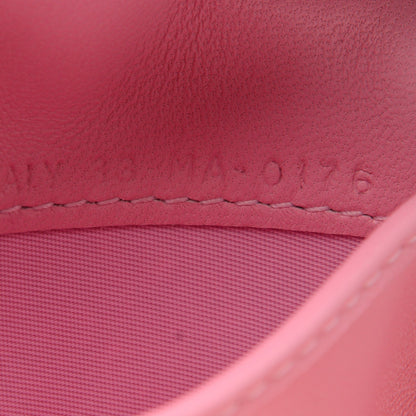 Christian Dior Lambskin Cannage Bi-Color Small Lady Dior Flap Card Holder Black Pink 8 of 8