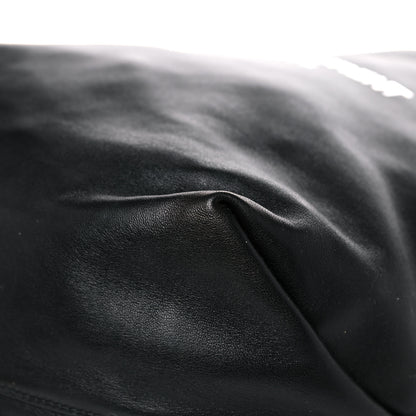 Saint Laurent Lambskin Teddy Drawstring Bag Black 10 of 13