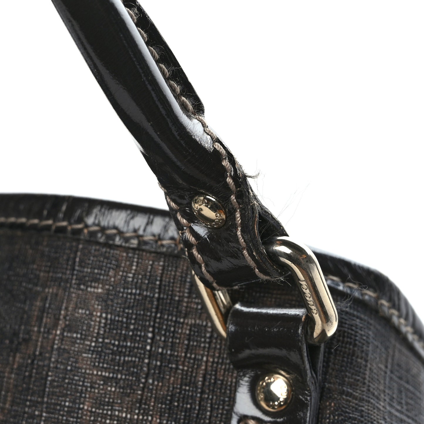 GG Plus Monogram Large Joy Tote Dark Brown