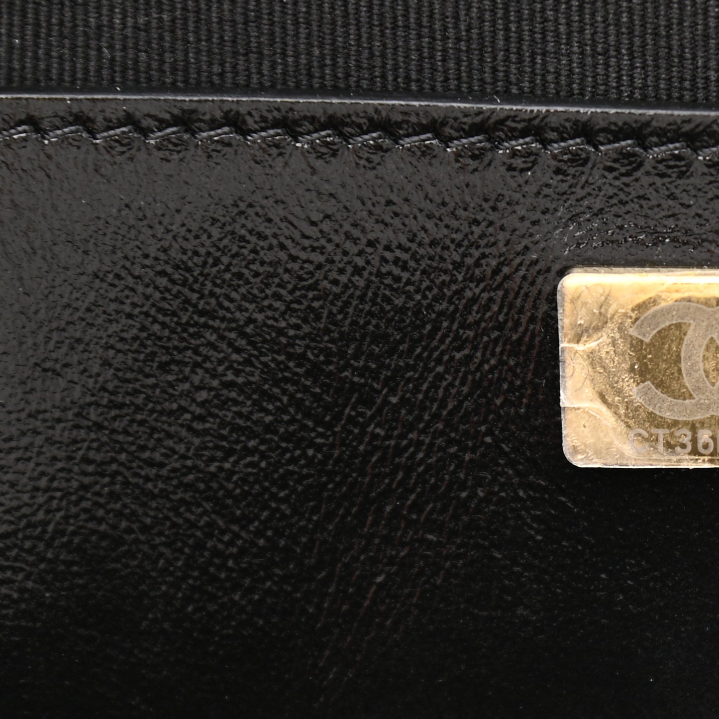 Shiny Calfskin My Pocket Backpack Black