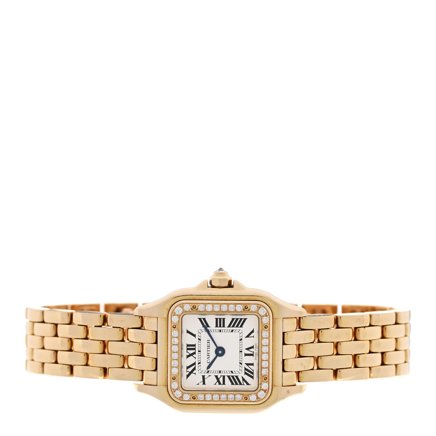 18K Yellow Gold Diamond 22mm Panthere Quartz Watch