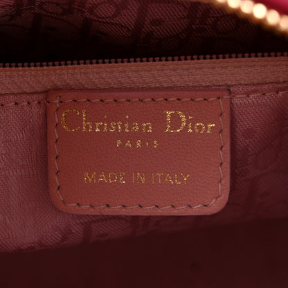 Christian Dior Patent Cannage Stitched Medium Lady Dior Orange 6 of 17