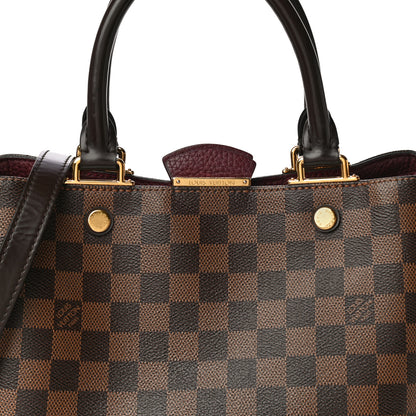 Louis Vuitton Damier Ebene Cuir Taurillon Brittany Bordeaux 6 of 25