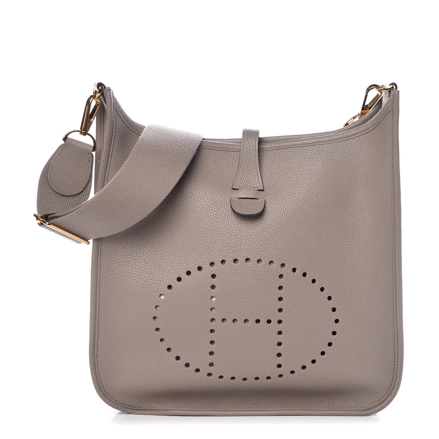 Hermes Taurillon Clemence Evelyne III PM Gris Asphalte 1 of 7