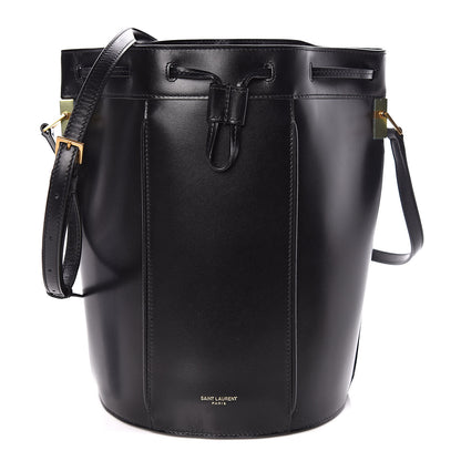 Saint Laurent Smooth Calfskin Medium Talitha Bucket Bag Black 1 of 10