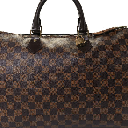 Louis Vuitton Damier Ebene Speedy 35 7 of 10