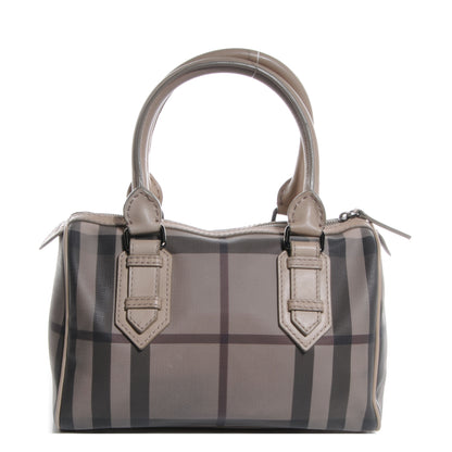 Burberry Smoked Check Small Chester Bowling Bag Trench 1 of 12