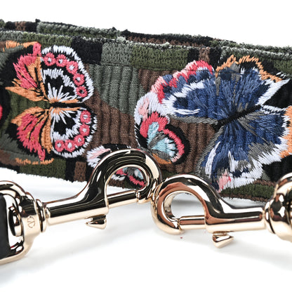 Valentino Garavani Canvas Camubutterfly Rockstud Guitar Strap Multicolor 4 of 4