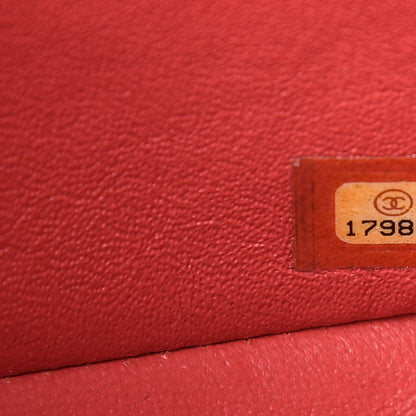 Chanel Iridescent Caviar Quilted Mini Rectangular Flap Dark Pink 7 of 16