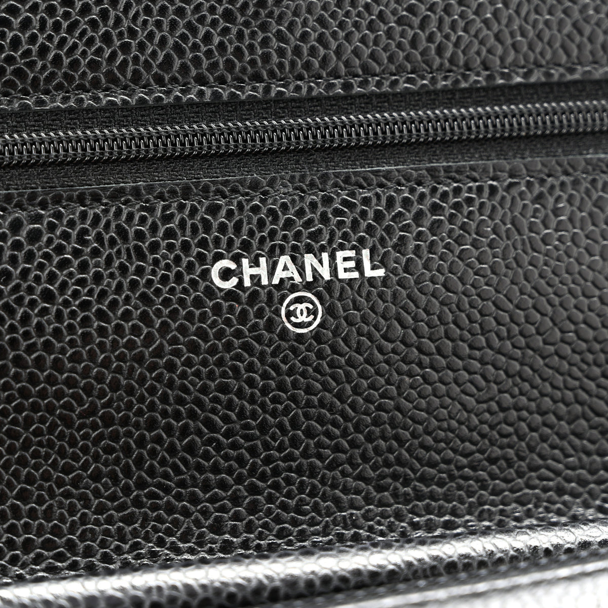 Chanel Caviar Quilted Wallet on Chain WOC Black 7 of 12