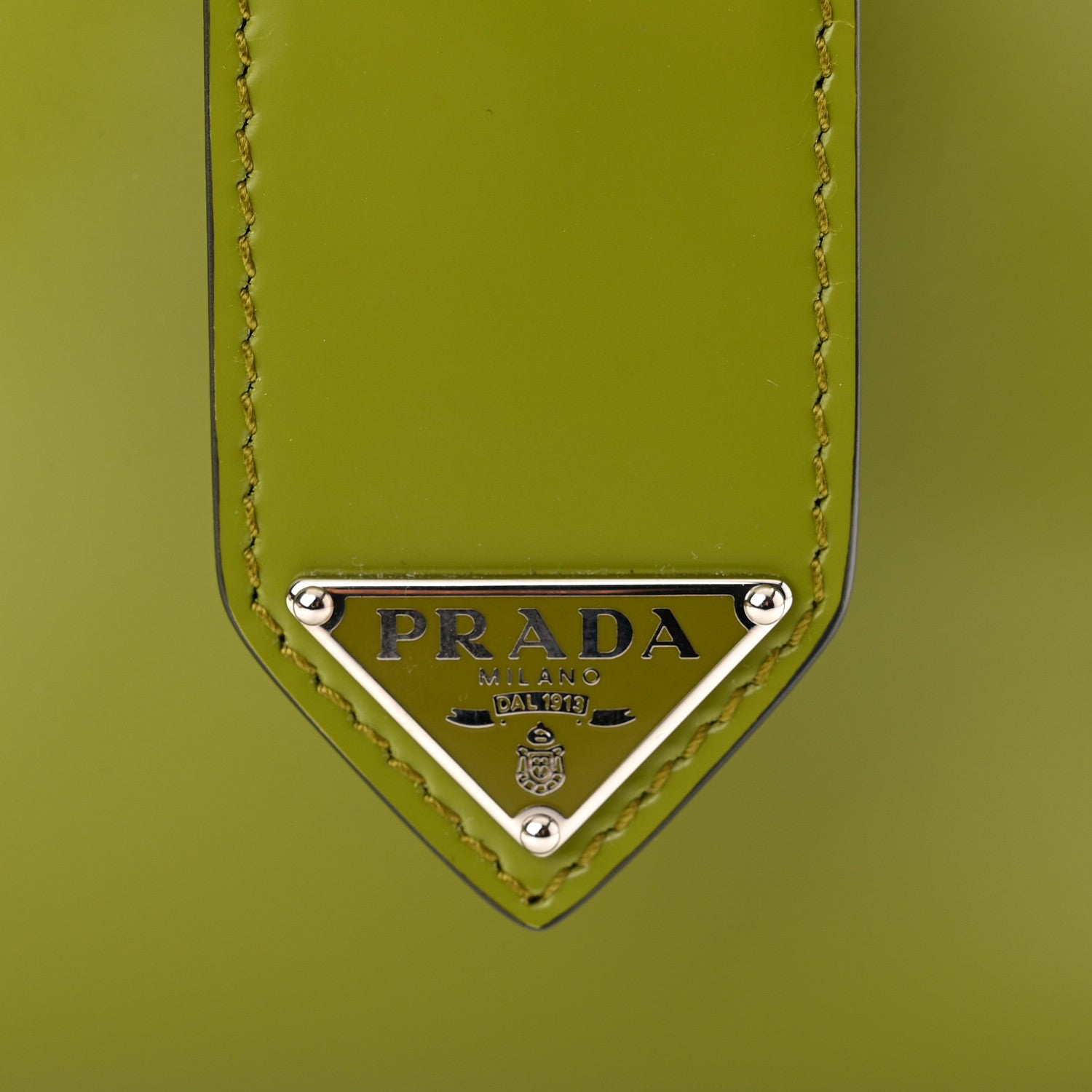 Prada Spazzolato Small Supernova Handbag Edera Sfumato 6 of 8