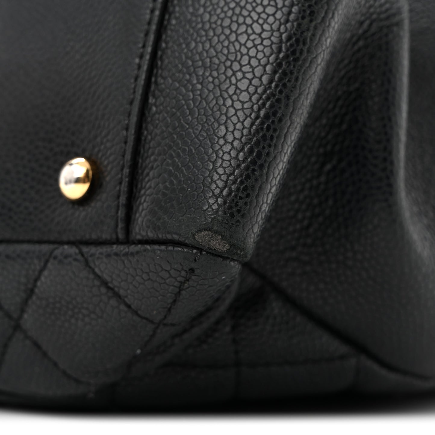 Caviar Quilted XL Grand Shopping Tote GST Black