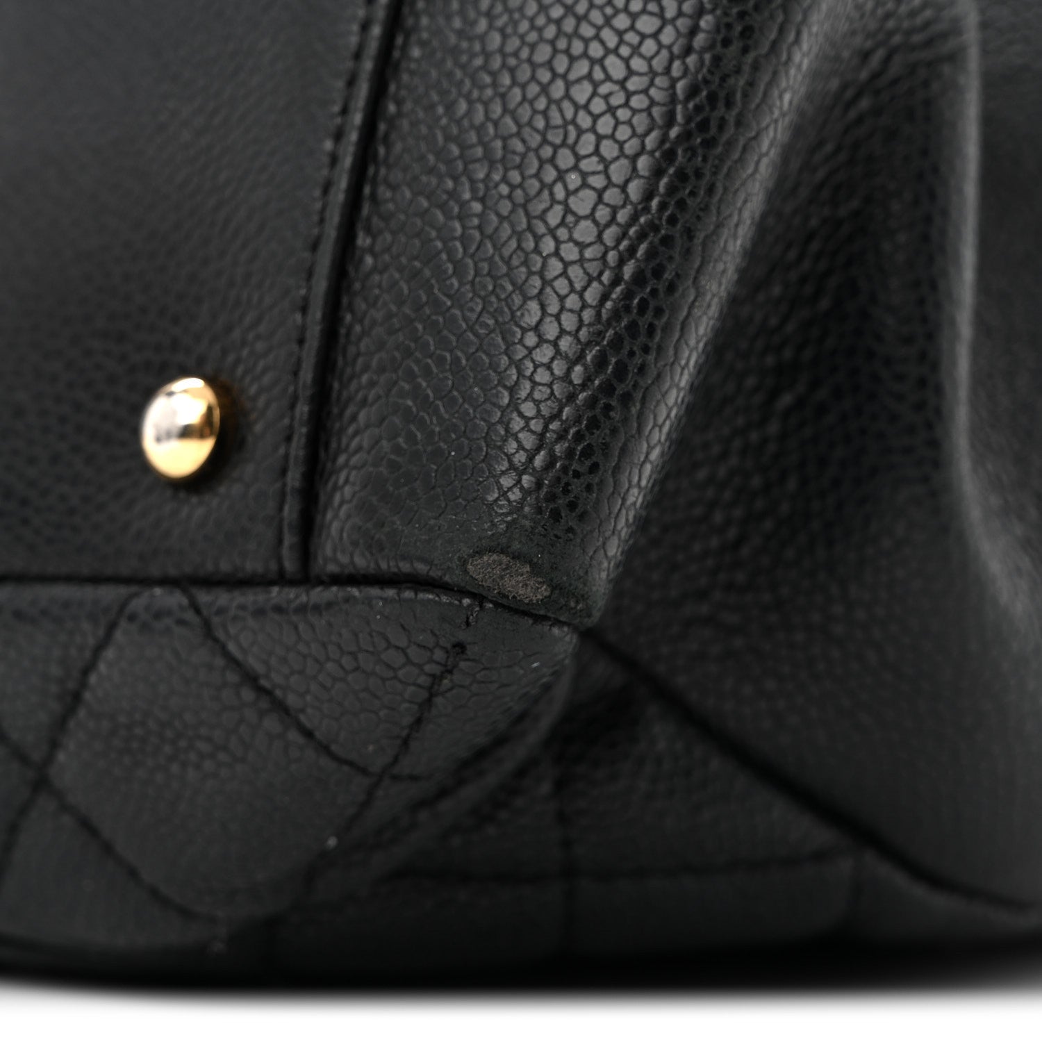 Chanel Caviar Quilted XL Grand Shopping Tote GST Black 11 of 16