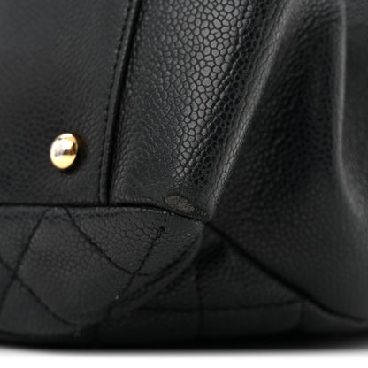 Chanel Caviar Quilted XL Grand Shopping Tote GST Black 11 of 16