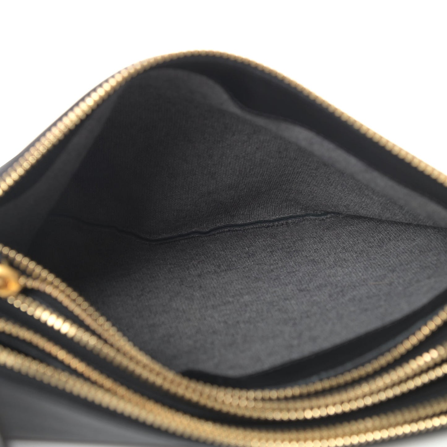 Lambskin Small Trio Crossbody Bag Black