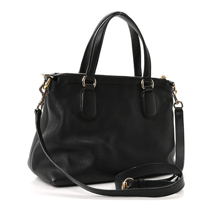 Gucci Cellarius Calfskin Small Soho Top Handle Satchel Black 2 of 9